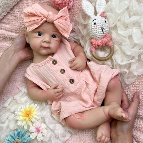 ★新品★リボーンドール 香り付きベビーちゃん女の子 55cm 新品未使用 人形 赤ちゃん 人形 Reborn Doll 55cm 赤ちゃん